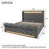 Flieks Hydraulisches Polsterbett 160x200cm mit USB und Produktbild-Vorschau 7