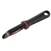 A black and red peeler on a white background. Produktbild-Vorschau
