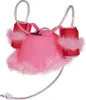 Partyhelm Karneval Getränke Accessoire Pink Federhut Produktbild-Vorschau 2