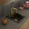 Granitan | Granitspüle - Spülbecken - 50x40 cm - Schwarz - Produktbild-Vorschau 7