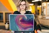 MuchoWow® Laptop Aufkleber Sticker Cover Flüssig - Rosa - Produktbild-Vorschau 5