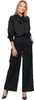 Damenhemd Mit Schleife Hals Schwarz Elegante Bluse Damen Produktbild-Vorschau 11