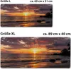 Sonnenuntergang am Meer Schreibtischunterlage 69x31cm XXL Produktbild-Vorschau 6