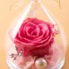Ewige Rose im Glas mit Engel Geschenk Deko Rose Rosa Produktbild-Vorschau 5