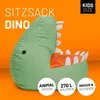 LUMALAND Animal Line Pouf per bambini Dino - Verde pastello Anteprima dell’immagine prodotto 2