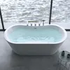 doporro Baignoire îlot ovale 180cm blanc Vicenza602 pour Voir les images du produit 2