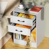 2er Set LED Nachttisch mit Steckdose & USB, 2 Schubladen Produktbild-Vorschau 7
