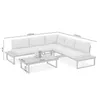 BEAUTYSOFA | MADISON Gartenlounge Ecksofa Dunkelgrau – Produktbild-Vorschau 7