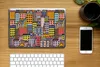 MuchoWow® Laptop Aufkleber Sticker Cover Haus - Regenbogen Produktbild-Vorschau 2