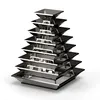 Hochbeet "HighBeet Tower" 8 Ebenen aus verzinktem Blech Produktbild-Vorschau 3