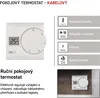 Pokojový manuální drátový termostat P5603R Podgląd zdjęcia produktu
