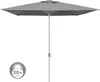 Sonnenschirm 3x3m quadratisch grau Garten Balkon knickbar Produktbild-Vorschau 6