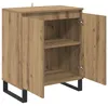 vidaXL Artisan dubový příborník 60 x 35 x 70 cm materiál na Náhled obrázku produktu 4