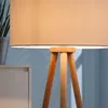 home24 Stehleuchte - Massivholz / Webstoff - 1-flammig Produktbild-Vorschau 8