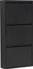 Furni24 Metall Schuhschrank Schwarz schmal – Schuhkipper Produktbild-Vorschau 8