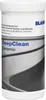 A white cylindrical container with a blue and white label. Produktbild-Vorschau