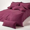 HOMESCAPES Kopfkissenbezug Fadendichte 200 Bordeaux, 40 x Produktbild-Vorschau 4