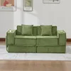 okwish Modulares Sofa Zweisitzer-Sofa Wohnzimmersofa mit Produktbild-Vorschau 2