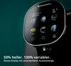 Close-up of a black water dispenser control panel with a digital display and various temperature settings. Produktbild-Vorschau
