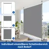 LEADZM Tenda da sole verticale, modello a molla, dimensioni Anteprima dell’immagine prodotto 6