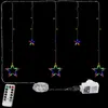 VOLTRONIC Vianočný záves, 5 hviezd, 61 LED, farebný, Náhľad obrázku produktu 7