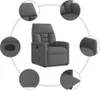 vidaXL Relaxsessel Dunkelgrau Stoff Produktbild-Vorschau 6