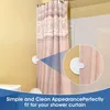 4 Stück Schutz-Spritzschutz-Clips Duschvorhang Clips Produktbild-Vorschau 5