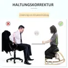 Stolička Vinsetto, ergonomická stolička, čalúnená stolička, Náhľad obrázku produktu 4