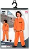 Costume de prisonnier américain orange, taille:158 Voir les images du produit 4