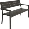 Záhradná lavica Line 2-miestna 128 x 59 x 88 cm Náhľad obrázku produktu 1