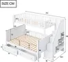 Sweiko Lit d'enfant 90x200/140x200cm, lit superposé en bois Voir les images du produit 5