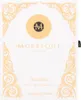 A white box with gold ornate designs and text indicating a perfume product. Anteprima dell’immagine prodotto