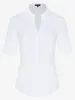 MORE & MORE Baumwolle Stretch Blous 0010 white 44 Produktbild-Vorschau 1