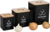 Relaxdays Kartoffel Aufbewahrungsbox, Zwiebeln, Knoblauch, Produktbild-Vorschau 1