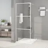 vidaXL Duschwand für Begehbare Dusche Weiß 80x195 cm Produktbild-Vorschau 2