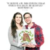 Mr. & Mrs. Panda Deko Kissen Bär König - Weiß - Geschenk, Produktbild-Vorschau 3