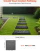 VEVOR Trittsteine Garten, 4 Stk., 395x395 mm, dekorative Produktbild-Vorschau 6