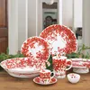Taitù Fil Rouge Bacche - Teller flach 23 cm Produktbild-Vorschau 5