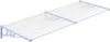 vidaXL Daszek drzwiowy szary i przezroczysty 239x90 cm z Podgląd zdjęcia produktu 1