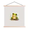 MuchoWow® Textilposter Frosch - Grün - Aquarell - Tiere - Produktbild-Vorschau 1