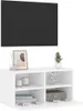 vidaXL Szafka wisząca pod TV biała 60x30x30 cm materiał Podgląd zdjęcia produktu 6