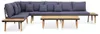 vidaXL 7-tlg. Garten-Lounge-Set mit Kissen Massivholz Produktbild-Vorschau 6