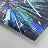 Wanduhr - Quadrat - Glasuhr - Abstraktion modern - 40x40cm Produktbild-Vorschau 5