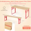 Skládací dětská zahradní souprava COSTWAY, dětská pikniková Náhled obrázku produktu 3