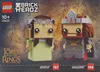 The image shows the LEGO BrickHeadz packaging for Aragorn and Arwen from The Lord of the Rings. Produktbild-Vorschau