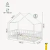 Babybed 'Treviolo' met matras en valbeveiliging, 70x140 cm, Productafbeelding-voorbeeld 3
