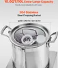 VEVOR Küchenmaschine Gemüsezerkleinerer, 10 L Produktbild-Vorschau 3