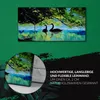 Wandbild Leinwand Bilder mit Uhr 60x30 Bemalung von Produktbild-Vorschau 5