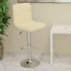vidaXL Barhocker Creme Stoff Produktbild-Vorschau 2