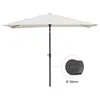 Sekey Sonnenschirm 300 x 200 cm Rechteckschirm Aluminium Produktbild-Vorschau 8